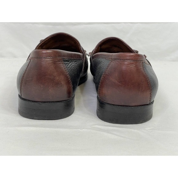 Johnston Murphy Aragon II Mens Kiltie Leather Tassel Red Loafer Sz 10.5 20-0592 - Picture 7 of 10